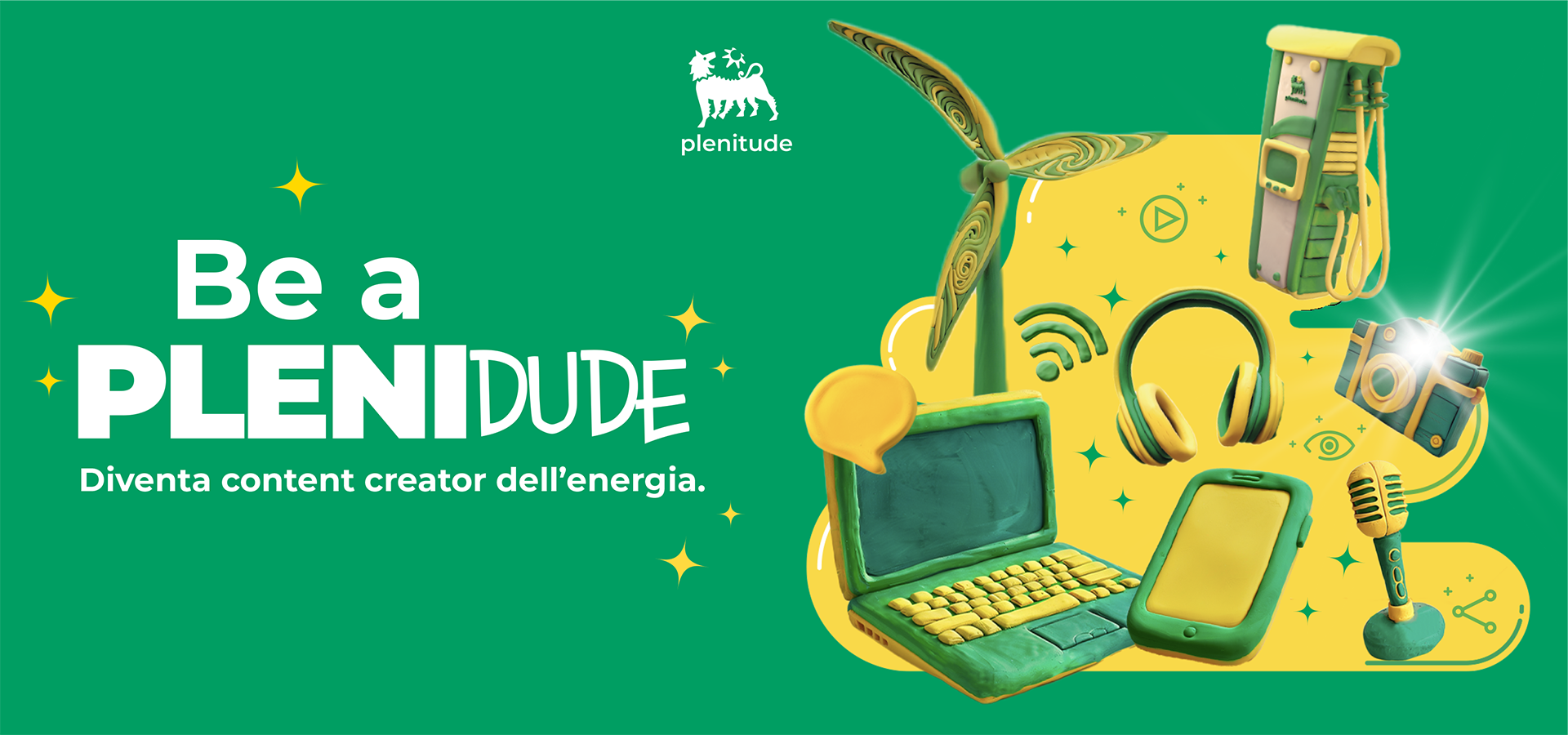 Diventa content creator dell'energia